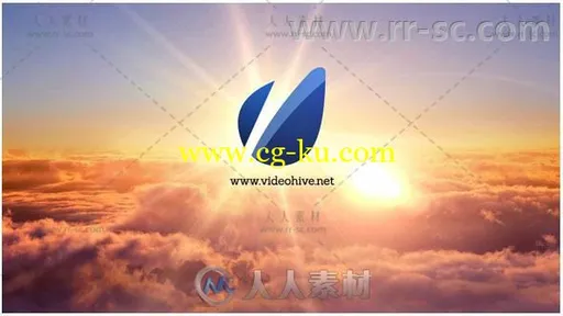 史诗三维天空碎片汇聚标志展示Logo演绎AE模板Videohive Epic Sky Logo Reveal 850的图片1