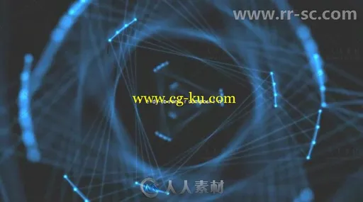 4K分辨率炫酷科幻点线网格背景视频展示AE模板Videohive 4k Plexus Backgrounds Pr的图片2