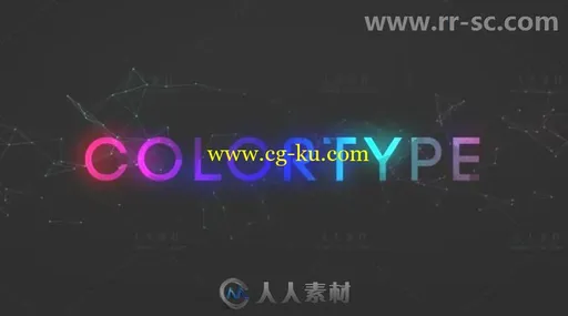 创意美丽多彩文字填充标题动画展示AE模板Videohive ColorType Text Effects 16697的图片2