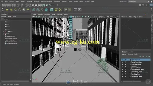 Maya与Arnold渲染策略工作流程视频教程 PLURALSIGHT EXTERIOR RENDERING STRATEGIE的图片2