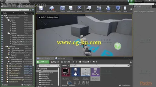 UE4游戏角色脚本制作技术视频教程 PACKTPUB SCRIPTING UNREAL GAME CHARACTERS的图片3