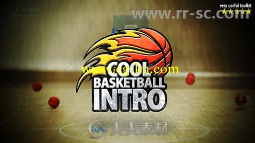 超酷时尚专业篮球广播简介介绍电视栏目AE模板Videohive Cool Basketball Intro 19的图片1