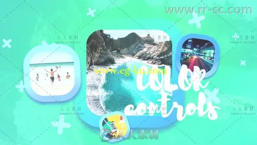 明亮小清晰效果夏季幻灯片照片展示相册动画AE模板 Videohive Bright Summer Slid的图片3