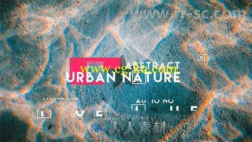 动感抽象城市旅游图片展示幻灯片相册动画AE模板Videohive Abstract Urban Slide 2的图片1