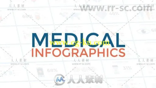 医疗信息图表分析医学器官健康数据动画展示AE模板 Videohive Medical Infographic的图片1