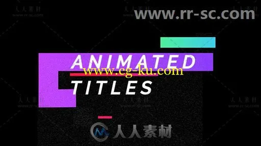 现代时尚干净的多用途标题动画展示AE模板 Videohive Titles 20483960的图片1