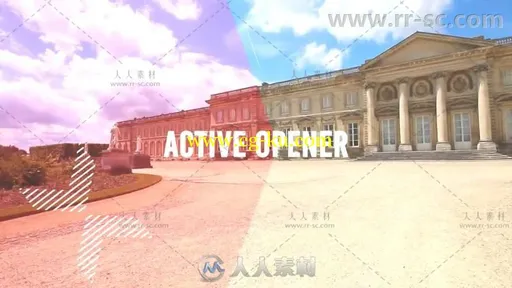 动感明亮旅游度假宣传片照片展示视频包装AE模板 Videohive Active Opener 20368043的图片2