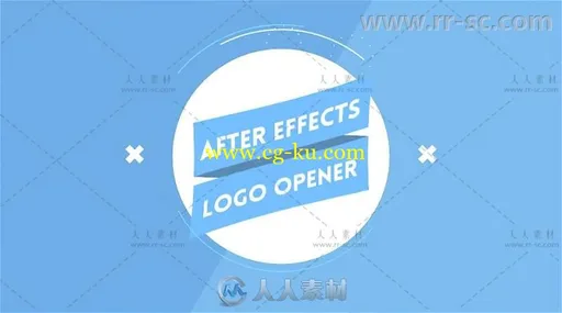 时尚优雅扁平化标志展示Logo演绎AE模板 Videohive Elegant Logo Reveal V2 16658531的图片2