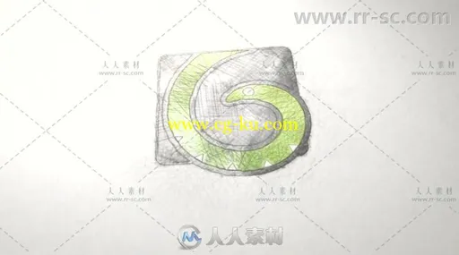 简单神奇的手绘素描标志展示Logo演绎AE模板Videohive Hand Drawn Sketch Logo 195的图片3