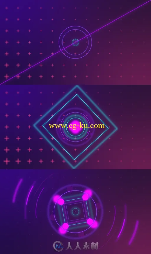 美丽快速线条组合标志展示Logo演绎AE模板 Videohive Bright Colors Logo 19361796的图片2