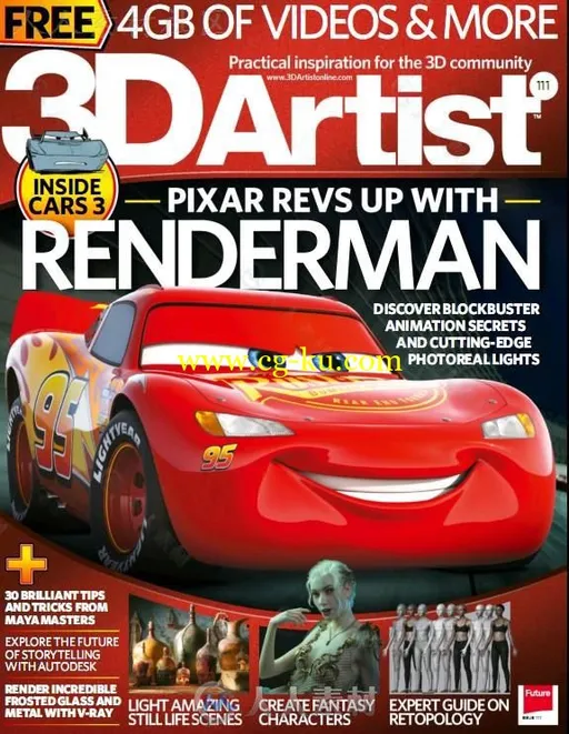 3D艺术家书籍杂志第111期 3D ARTIST ISSUE 111 2017的图片1