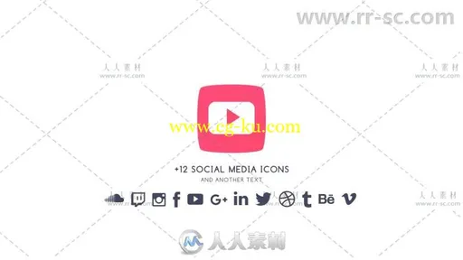 创意简单动感平面标志动画展示AE模板 Videohive Flat Logo Animation 20243508的图片2