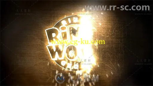 焊接金属火花飞翔标志展示Logo演绎AE模板 Videohive Welding Logo Reveal wit的图片1