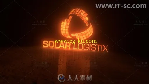 独特抽象几何标志显示Logo演绎AE模板 Videohive Geometric Logo Reveal 20266563的图片3