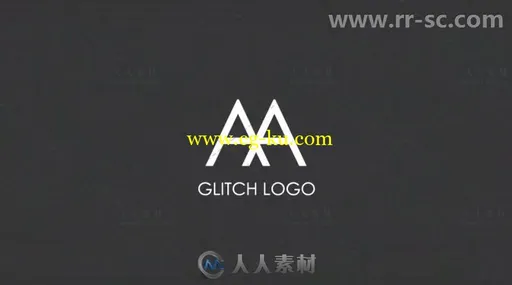 数字失真信号故障RGB颜色分离标志展示Logo演绎AE模板 Videohive Glitch Logo v2 2的图片4