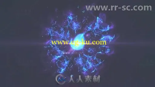 高科技神秘能量揭示标志Logo演绎AE模板 Videohive Plexus Logo Reveal 19293243的图片3