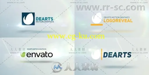 简单优雅的现代标志展示Logo演绎AE模板 Videohive Modern Logo Reveal 3 19900547的图片1