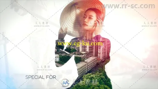 美丽时尚三维视差多重曝光幻灯片相册动画AE模板Videohive Stylish Parallax 20118的图片2