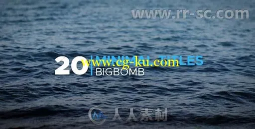 简洁干净的迷你文字标题动画AE模板 Videohive Minimal Titles 20190986的图片1