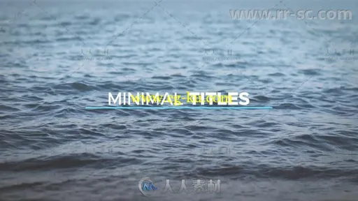 简洁干净的迷你文字标题动画AE模板 Videohive Minimal Titles 20190986的图片3