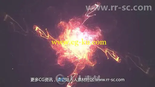 美丽优雅星空粒子展示标志Logo演绎AE模板 Videohive Cosmos Logo Reveal 20191320的图片3