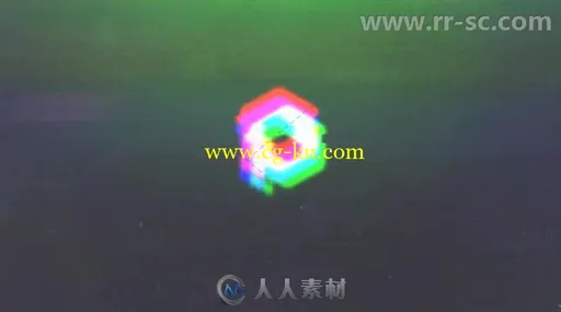 数字失真信号故障效果标志展示Logo演绎AE模板Videohive Glitch Logo Intro 19384167的图片2