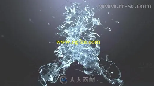 水花飞溅炸开标志展示Logo演绎AE模板 Videohive Splash Logo Reveal 20153846的图片2