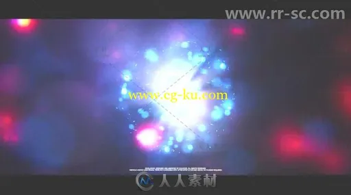 美丽粒子能量爆炸标志展示Logo演绎AE模板 Videohive Particle Energy Blast Logo的图片3