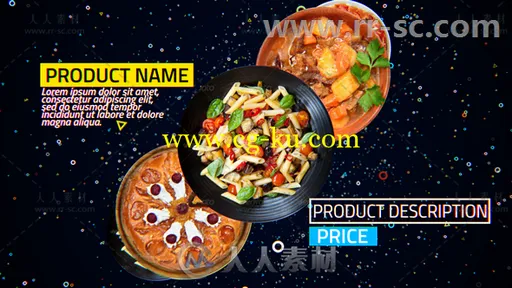 4K餐厅餐饮食物展示产品促销宣传AE模板 Videohive 4K Restaurant Product Promo的图片1