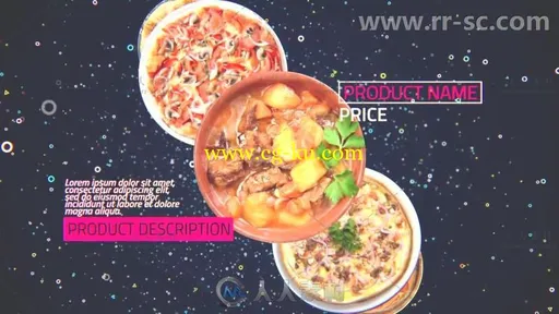 4K餐厅餐饮食物展示产品促销宣传AE模板 Videohive 4K Restaurant Product Promo的图片4