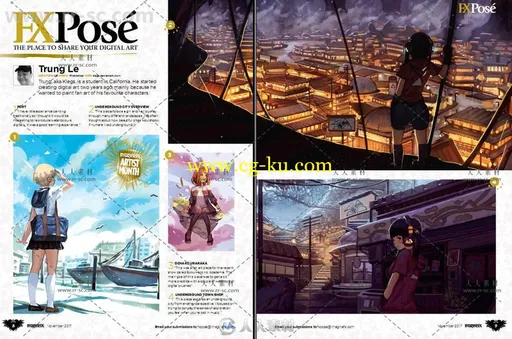 科幻数字艺术杂志2017年11月刊 IMAGINEFX NOVEMBER 2017的图片3