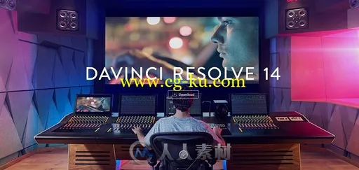 Davinci达芬奇影视调色软件V14.0 Win版 DAVINCI RESOLVE STUDIO 14.0 WIN的图片1