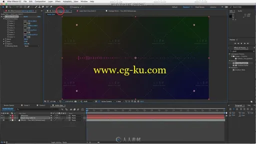 After Effects创建免费音频频谱效果视频教程的图片3