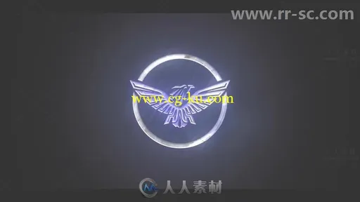 明亮的钢铁质感标志展示Logo演绎AE模板Videohive Bright Metallic Logo Reveal 19的图片3