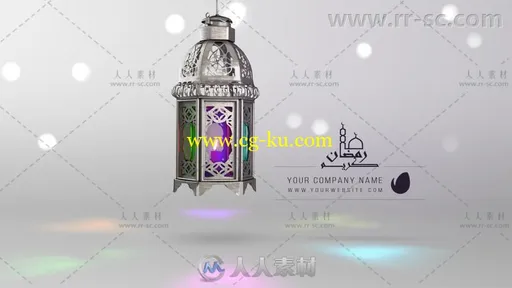 斋月节华丽的彩灯优雅展示AE模板 Videohive 4K Lantern - Ramadan 19957202的图片1