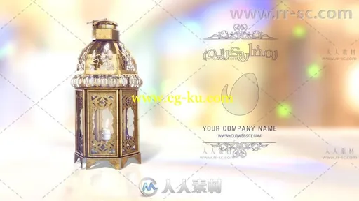 斋月节华丽的彩灯优雅展示AE模板 Videohive 4K Lantern - Ramadan 19957202的图片2