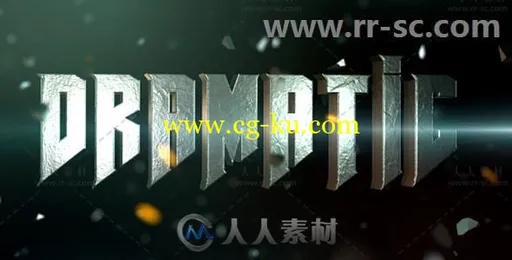 史诗钢铁质感影视标题动画展示幻灯片AE模板 Videohive Cinematic Title 2 18589792的图片1