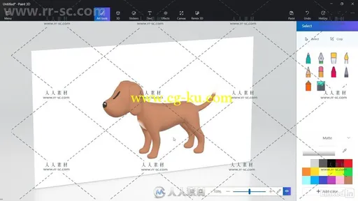 Microsoft Paint 3D三维绘图基础训练视频教程 Learning Microsoft Paint 3D的图片2