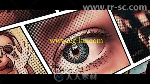 超级英雄漫画风格影视片头视频包装AE模板 Videohive Superhero Opener 20254989的图片3