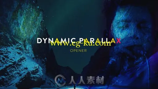 创意时尚动感视差幻灯片相册动画AE模板 Videohive ynamic Parallax Opener 20451768的图片1