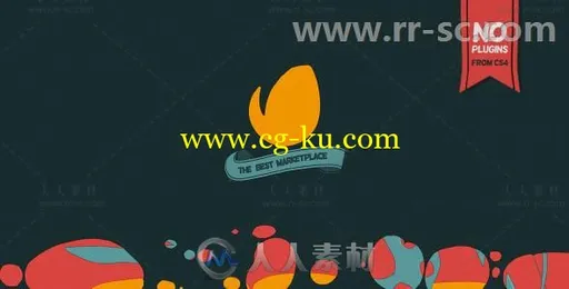 有趣的多彩形状变换组合标志展示Logo演绎AE模板 Videohive Sticky Colors 11800673的图片1