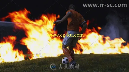 史诗超级足球开场片头视频包装电视广播AE模板 Videohive Super Soccer Intro 2045的图片1