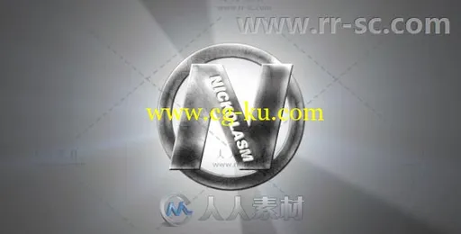 创意神秘光效展示钢铁质感标志Logo演绎AE模板 Videohive Light Logo Intro 440869的图片1