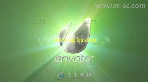 创意神秘光效展示钢铁质感标志Logo演绎AE模板 Videohive Light Logo Intro 440869的图片2