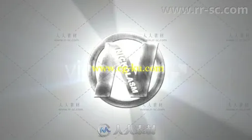 创意神秘光效展示钢铁质感标志Logo演绎AE模板 Videohive Light Logo Intro 440869的图片3