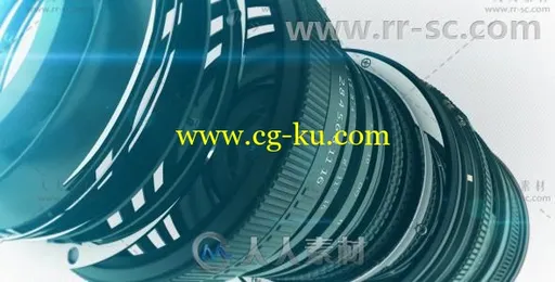 三维摄像机镜头展示标志Logo演绎AE模板 Videohive Camera Logo 4656920的图片1