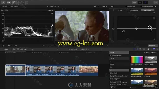 Final Cut Pro X大师班之色彩校正技术视频教程 Final Cut Pro X Guru Color Correc的图片3