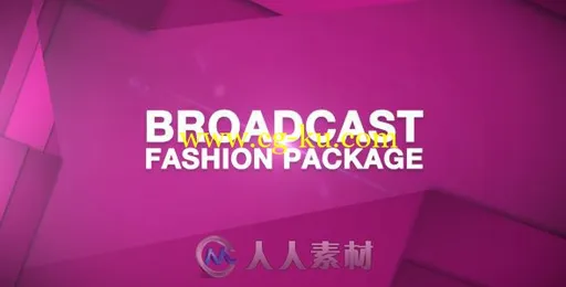 现代时尚电视广播栏目视频包装AE模板 Videohive Broadcast Fashion Package 5149037的图片1