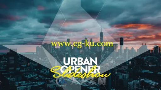 创意动感图形转换城市宣传片视频包装AE模板 Videohive Urban Opener Slideshow的图片1