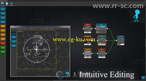 基于节点的着色器创建工具脚本编辑器扩充Unity游戏素材资源的图片3